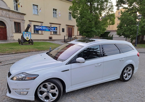 Ford Mondeo cena 40499 przebieg: 215274, rok produkcji 2014 z Chojnów małe 781